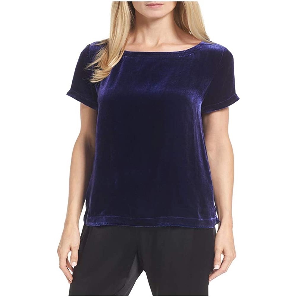 White House Black Market Velvet Top